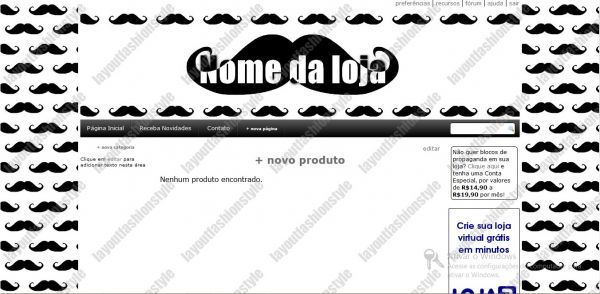 Layout Rei do Bigode (Kit básico para loja2)